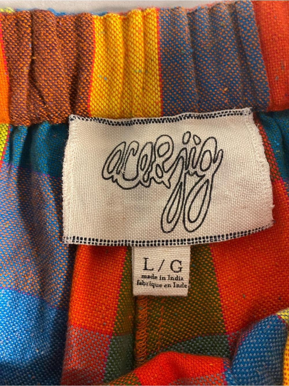 Ace & Jig Plaid Cotton Pants - Picture 7 of 9